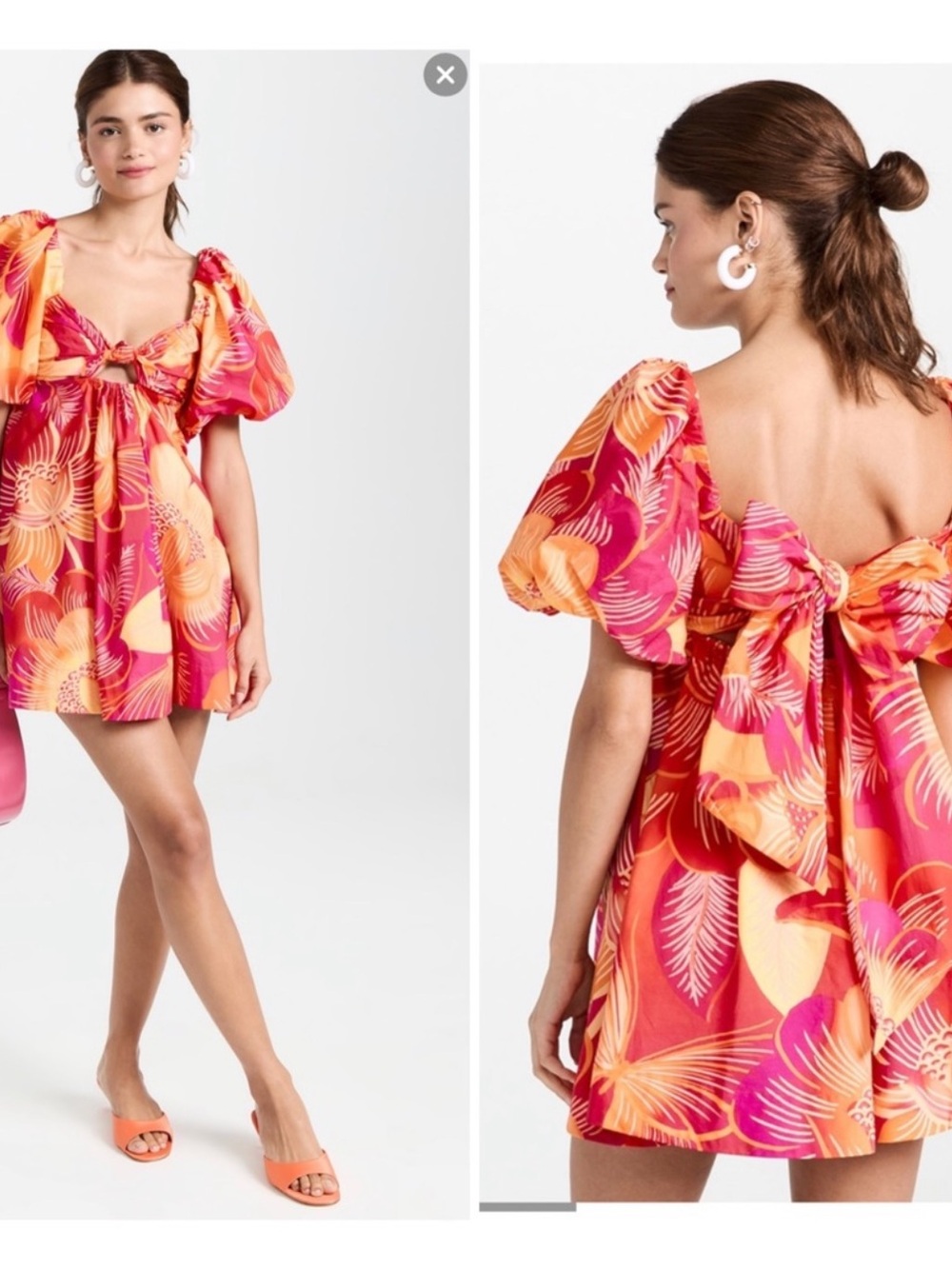 NEW Farm Rio Summer Garden Ombre mini dress